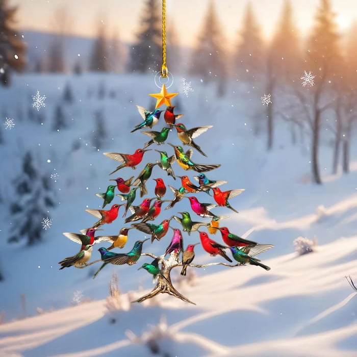 🔥2025 New Release 50% OFF - 🐦🎄Hummingbird Christmas Ornament✨(Same as in the video)🎄