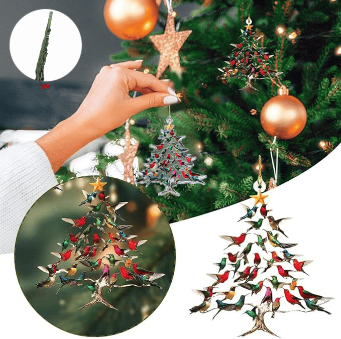 🔥2025 New Release 50% OFF - 🐦🎄Hummingbird Christmas Ornament✨(Same as in the video)🎄