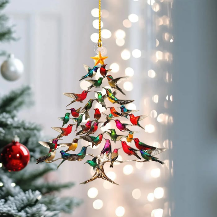 🔥2025 New Release 50% OFF - 🐦🎄Hummingbird Christmas Ornament✨(Same as in the video)🎄
